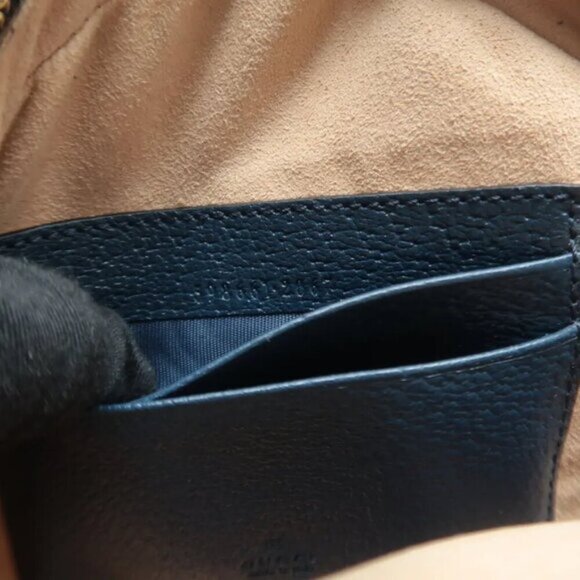 100% Authentic GUCCI Ophidia Blue Canvas Backpack 714-103024 - Picture 11 of 12